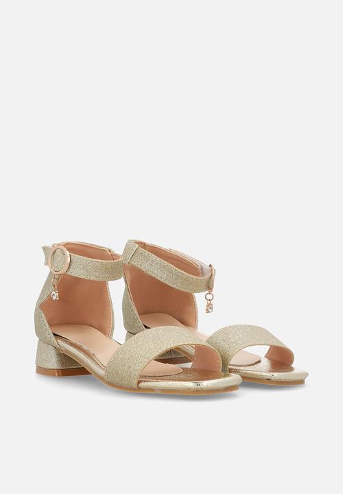 Pop Candy - Open toe sandal heels - gold