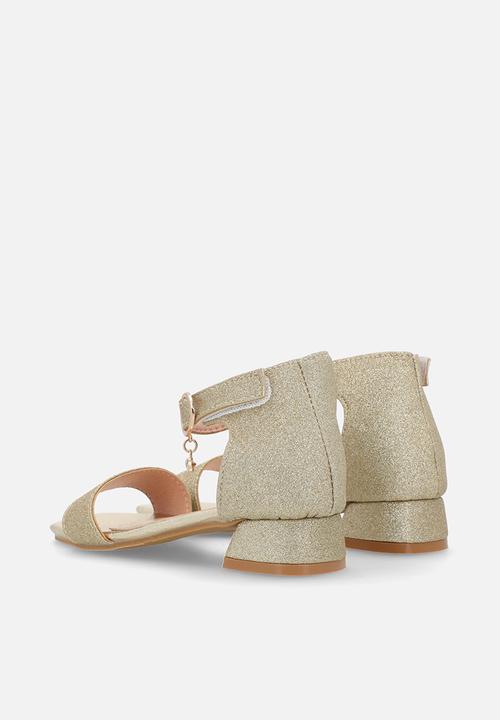 Pop Candy - Open toe sandal heels - gold