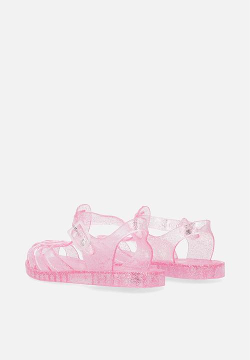 Pop Candy - Glitter jelly sandals - pink