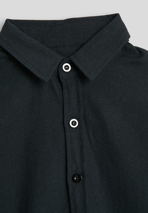 Pop Candy - Cuffed shirt - eerie black