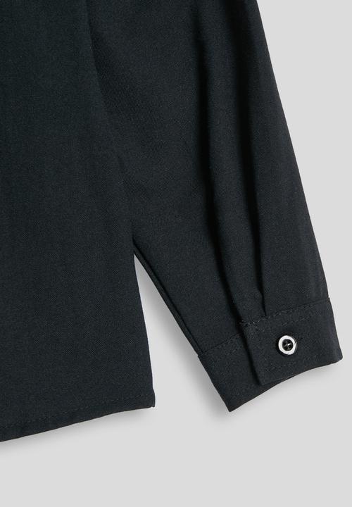 Pop Candy - Cuffed shirt - eerie black