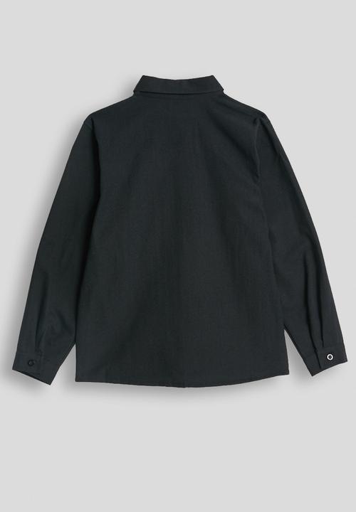 Pop Candy - Cuffed shirt - eerie black