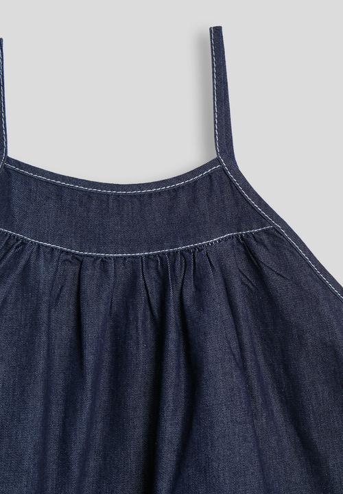 Pop Candy - Denim camisole top & jeans - dk blue & red 