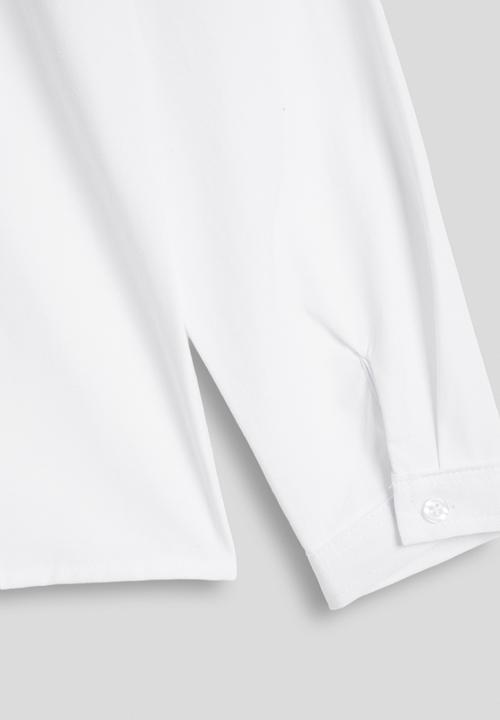 Pop Candy - Cuffed shirt - pure white