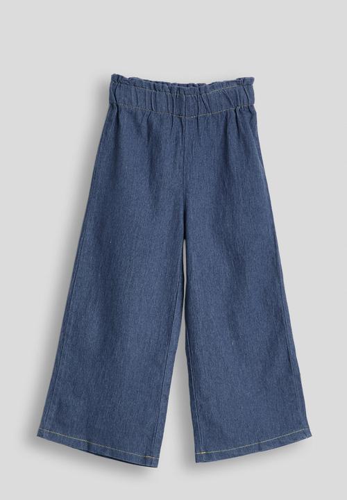 Pop Candy - Denim ruffle top and jeans - blue