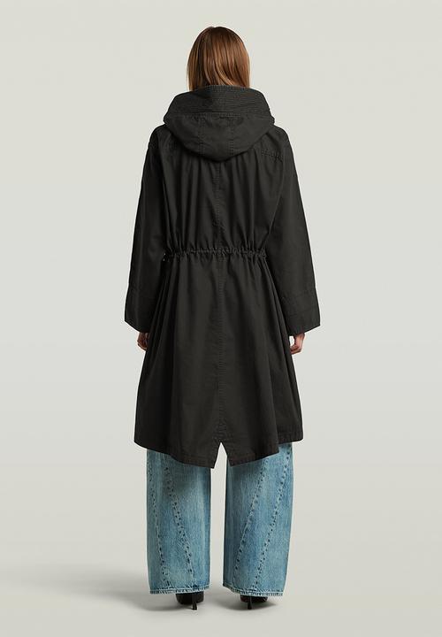 G-STAR - Fishtail parka wmn - dk black