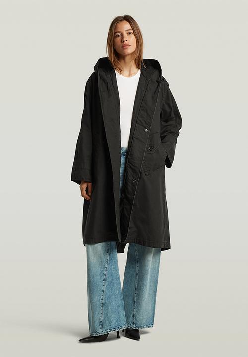 G-STAR - Fishtail parka wmn - dk black