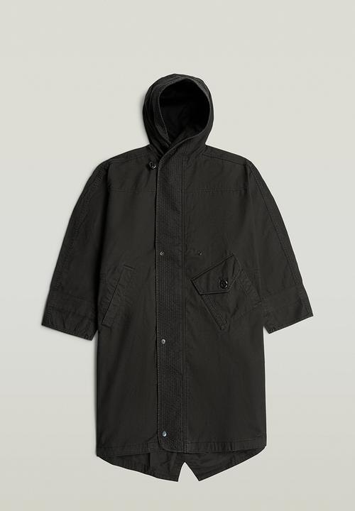G-STAR - Fishtail parka wmn - dk black