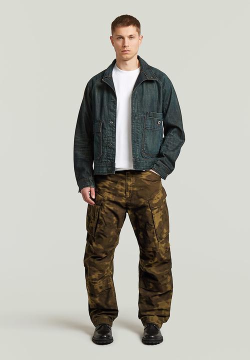 G-STAR - Rovic 3D Relaxed - Dk Khaki Od Butternut Motion Camo