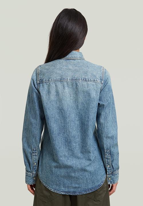 G-STAR - 2-pkt Regular Shirt l\s Wmn - vintage cruiser