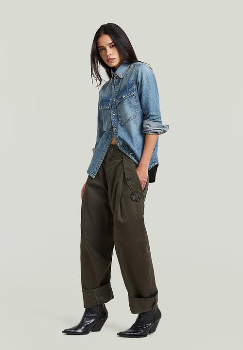 G-STAR - 2-pkt Regular Shirt l\s Wmn - vintage cruiser