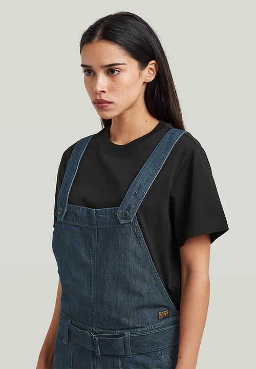 G-STAR - Parachute Dungaree Wmn - antique asphalt