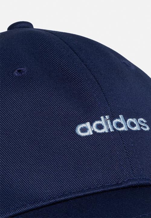 adidas Performance - Linear Emb Cap - Dark Blue/Glow Blue