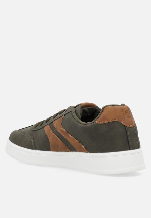Pierre Cardin - LONDON CASUAL LACE UP - Olive Tan