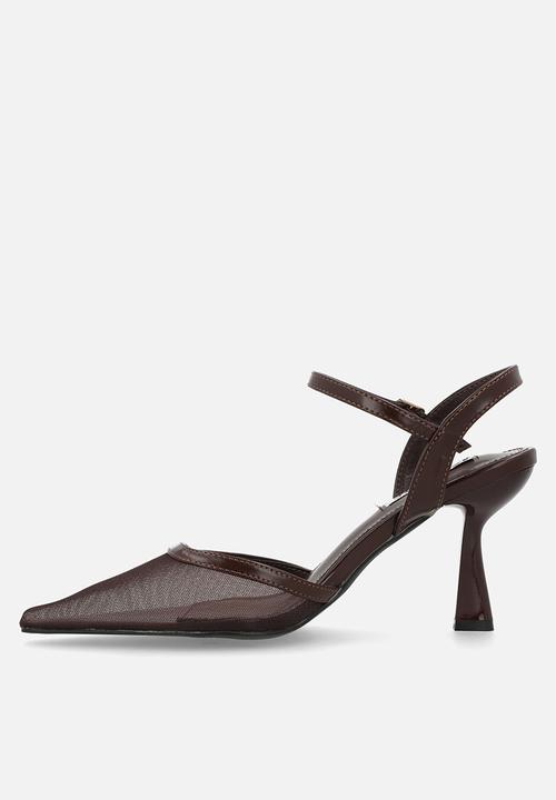 Madison® - Piper closed toe ankle strap - chocolate