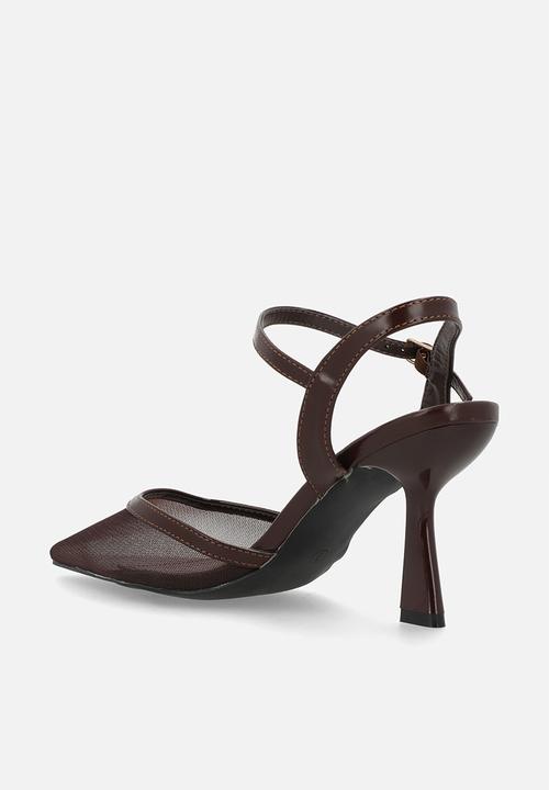 Madison® - Piper closed toe ankle strap - chocolate