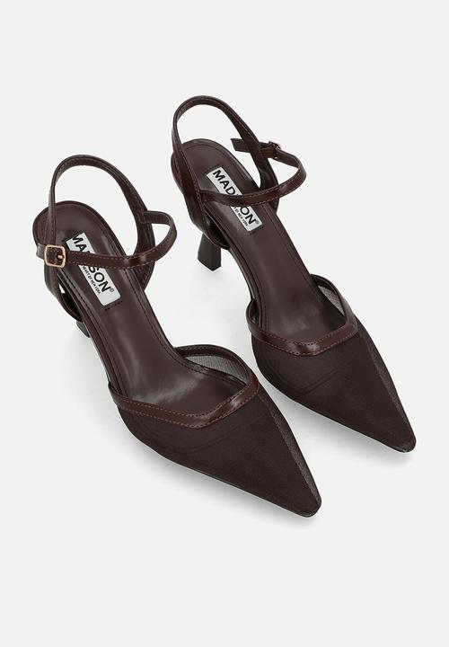 Madison® - Piper closed toe ankle strap - chocolate