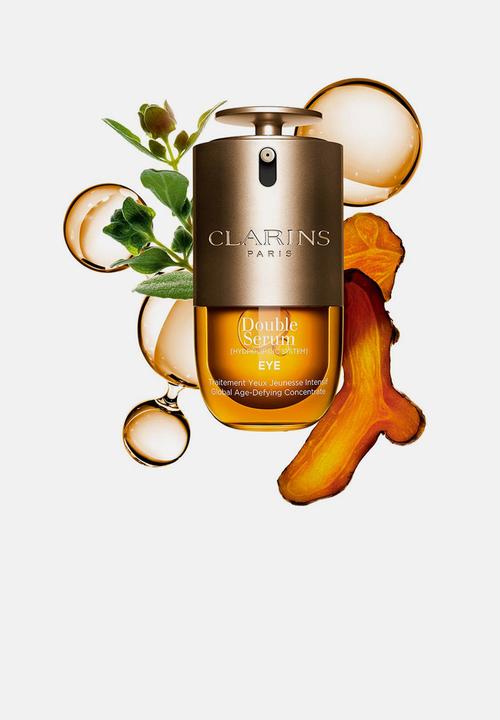 Clarins - DOUBLE SERUM  Eye Brightening + Depuffing Anti-Ageing Concentrate