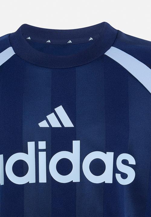 adidas Performance - J Hot Tee - Dark Blue/Glow Blue