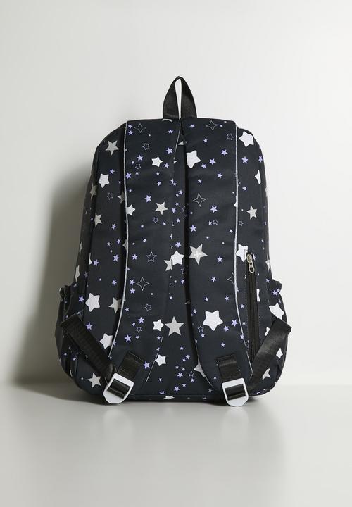 Pop Candy - Star aop backpack - black