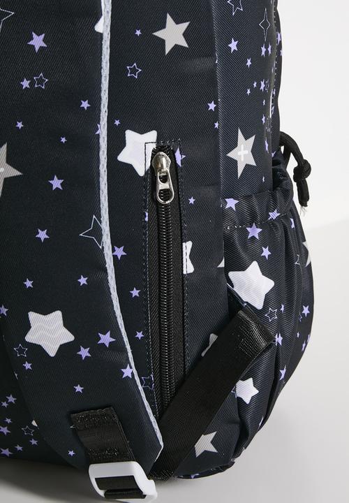 Pop Candy - Star aop backpack - black