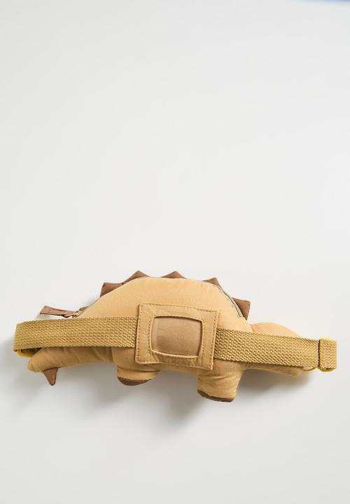 Pop Candy - Dino cross body bag - light tan & brown