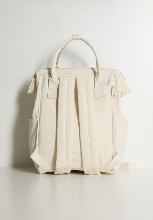 Pop Candy - Multi-compartment diaper backpack - cream