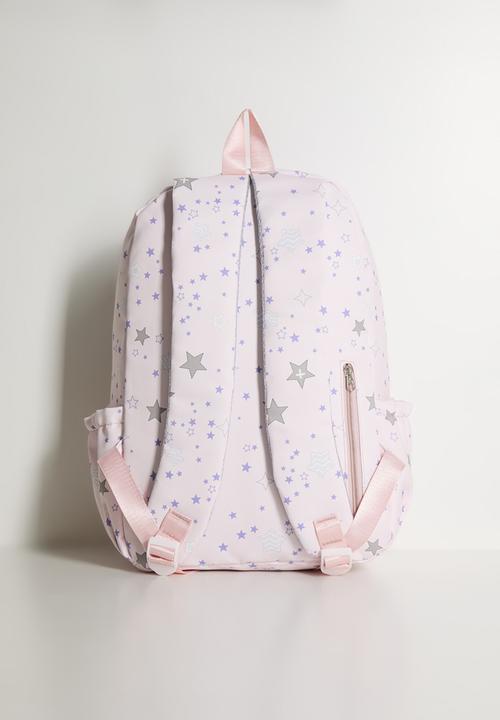 Pop Candy - Star aop backpack - pastel pink