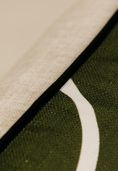 Noha - Mono Metric Square Linear Scatter - Green