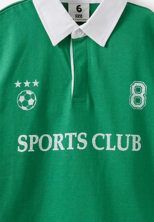 Cotton On - Sports Polo -  Deep Mint/Vanilla 8