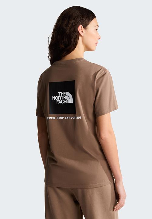 The North Face - W Evolution Box Nse Relaxed Short Sleeve Tee - Garnet