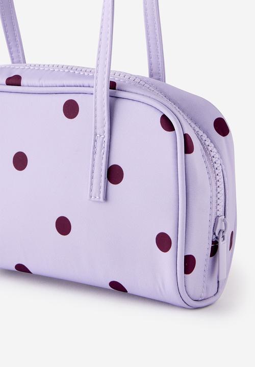 Cotton On - Lyndsey Bowler Bag - Vintage Lilac/Spot