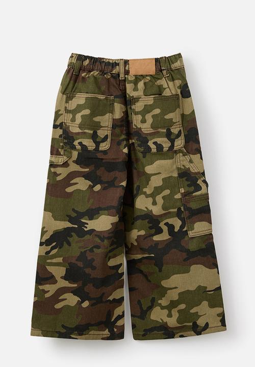 Cotton On - Skater Carpenter Jean - Washed Camo / Carpenter