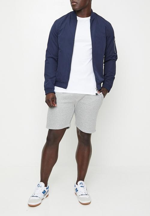 Brave Soul - Shorts - Light Grey Marl