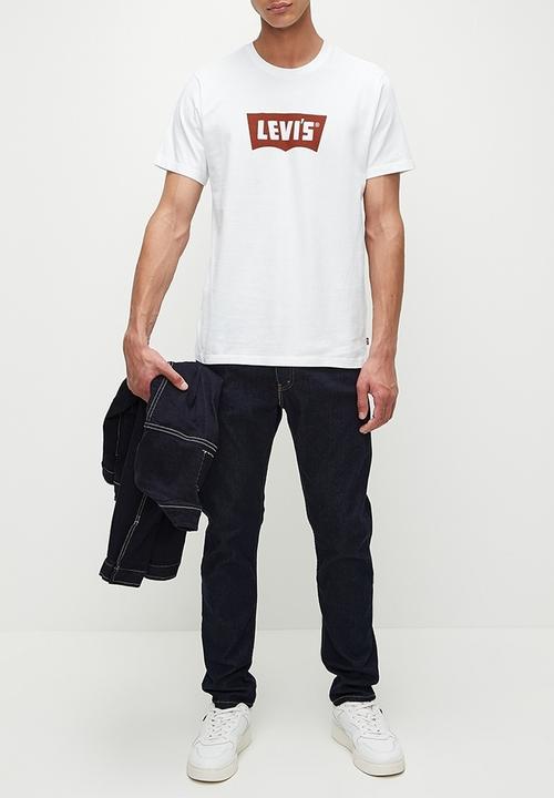 Levi’s® - Graphic crew neck tee za - vintage chilli oil & white