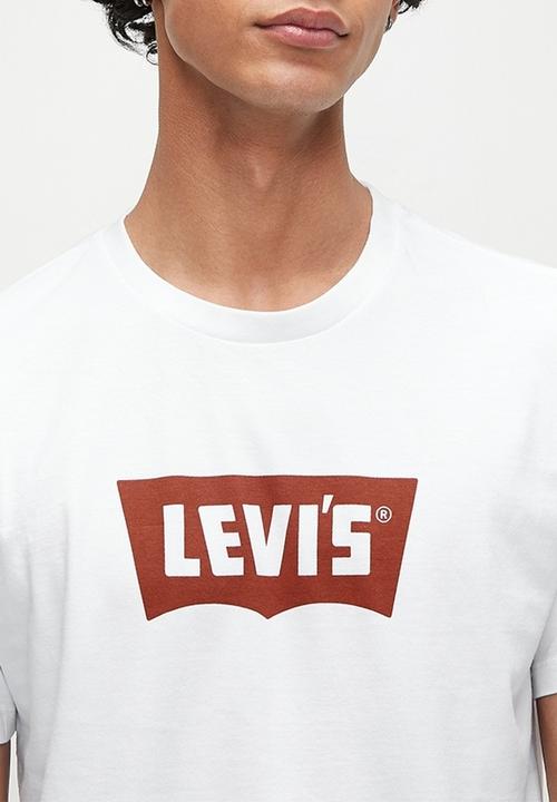 Levi’s® - Graphic crew neck tee za - vintage chilli oil & white