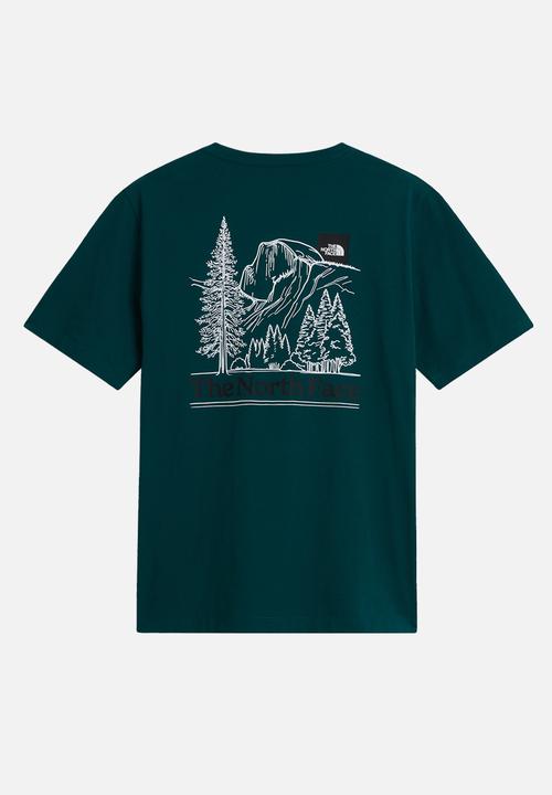 The North Face - M MONTE REG SS TEE - GRAPHIC Pacific Teal