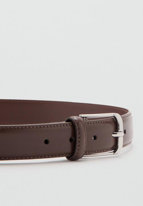 MANGO - Belt Basic - Brown
