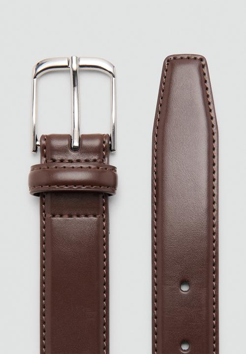 MANGO - Belt Basic - Brown