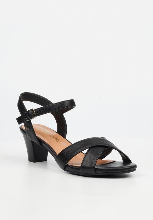 Butterfly Classics - Carol 1 ankle strap heel - black