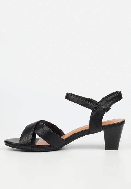 Butterfly Classics - Carol 1 ankle strap heel - black