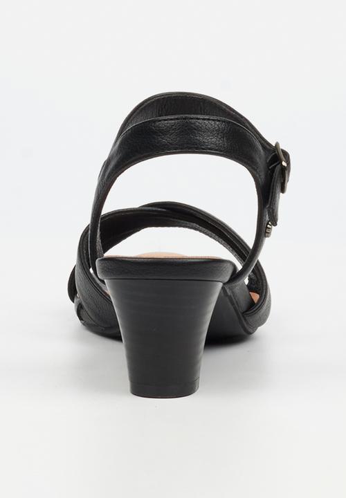 Butterfly Classics - Carol 1 ankle strap heel - black