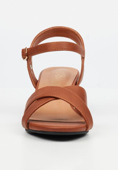 Butterfly Classics - Carol 1 ankle strap heel - tan