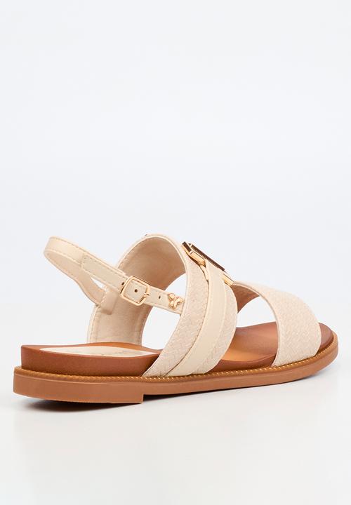 Butterfly Feet - Ellie 14 slingback sandal - bone