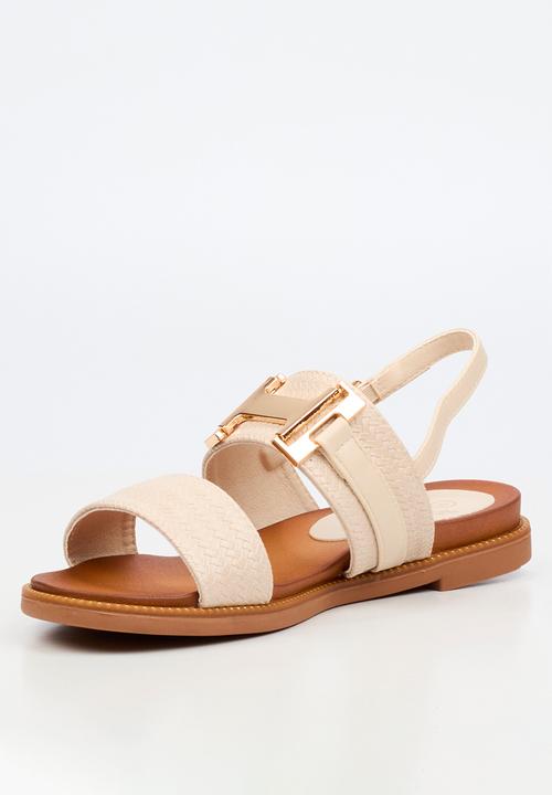 Butterfly Feet - Ellie 14 slingback sandal - bone