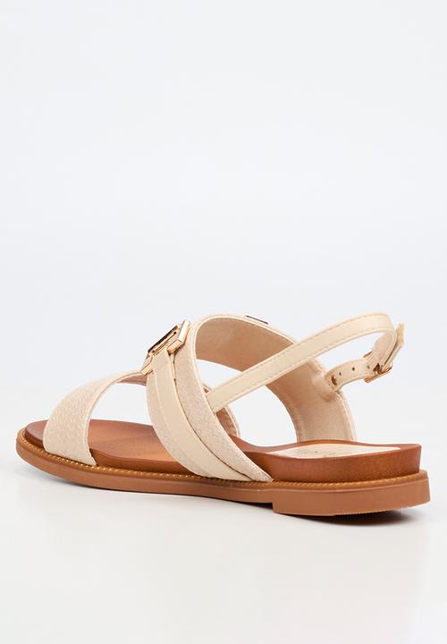 Butterfly Feet - Ellie 14 slingback sandal - bone