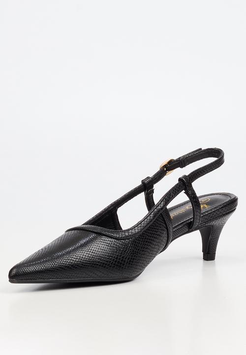 Butterfly Feet - Serene 2 slingback heel - black