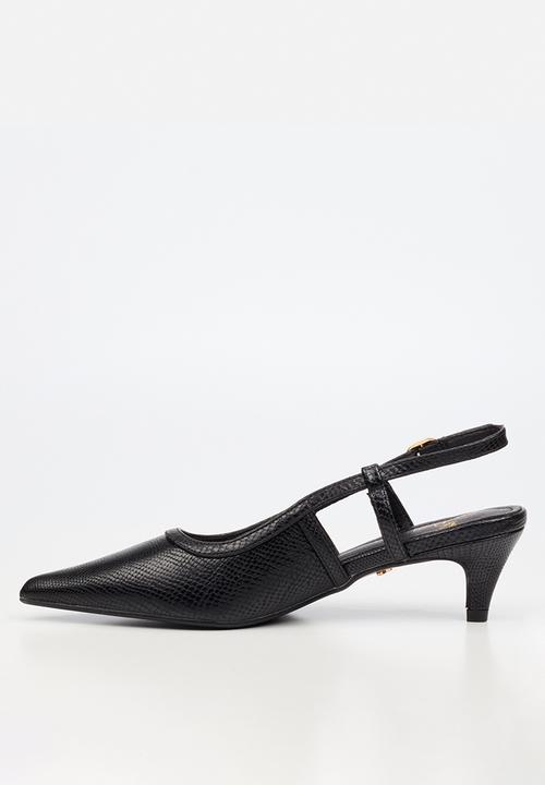 Butterfly Feet - Serene 2 slingback heel - black