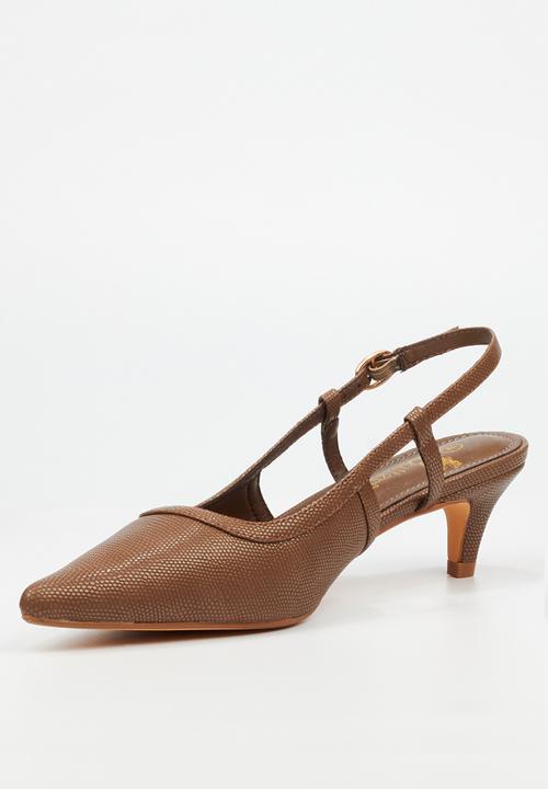 Butterfly Feet - Serene 2 slingback heel - chocolate
