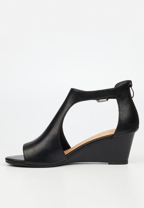 Butterfly Feet - Shani 15 wedge heel - black